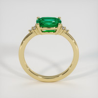 1.52 Ct. Emerald Ring, 18K Yellow Gold 3