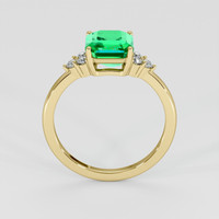 2.77 Ct. Emerald Ring, 18K Yellow Gold 3