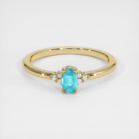 0.31 Ct. Gemstone Ring, 18K Yellow Gold 1