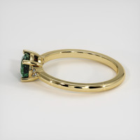 1.10 Ct. Sapphire Ring, 18K Yellow Gold 4