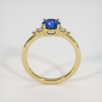 0.95 Ct. Blue Sapphire Ring, 18K Yellow Gold 3