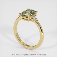 2.29 Ct. Sapphire Ring, 18K Yellow Gold 2