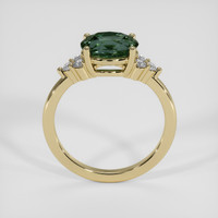 2.54 Ct. Green Sapphire Ring, 18K Yellow Gold 3