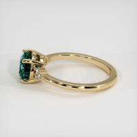 2.00 Ct. Bi Color Sapphire Ring, 18K Yellow Gold 4