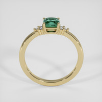 1.37 Ct. Bluish Green Sapphire Ring, 18K Yellow Gold 3