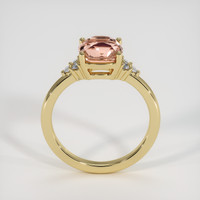 2.33 Ct. Padparadscha Sapphire Ring, 18K Yellow Gold 3