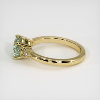 1.74 Ct. Sapphire Ring, 18K Yellow Gold 4