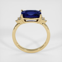 4.45 Ct. Color Change Sapphire Ring, 18K Yellow Gold 3
