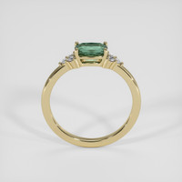 1.63 Ct. Green Sapphire Ring, 18K Yellow Gold 3