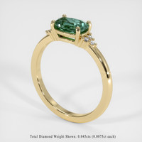 1.22 Ct. Sapphire Ring, 18K Yellow Gold 2