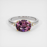 2.31 Ct. Gemstone Ring, 18K Yellow & White 1