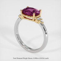 2.31 Ct. Gemstone Ring, 18K Yellow & White 2