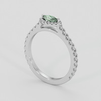 0.50 Ct. Alexandrite Ring, 10K White Gold 2