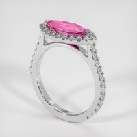 1.95 Ct. Sapphire Ring, 14K White Gold 2