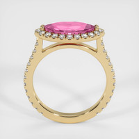 1.95 Ct. Purplish Pink Sapphire Ring, 14K Yellow Gold 3