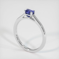 0.48 Ct. Sapphire Ring, Platinum 950 2