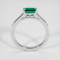 0.62 Ct. Emerald Ring, Platinum 950 3
