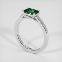 1.05 Ct. Green Sapphire Ring, Platinum 950 2