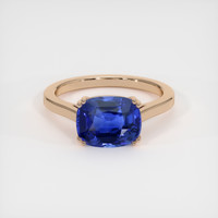 3.24 Ct. Sapphire Ring, 18K Rose Gold 1