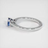 0.44 Ct. Sapphire Ring, 14K White Gold 4