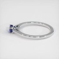 0.48 Ct. Sapphire Ring, 14K White Gold 4