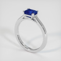 1.18 Ct. Sapphire Ring, 14K White Gold 2