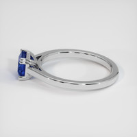 1.18 Ct. Sapphire Ring, 14K White Gold 4