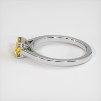 0.94 Ct. Sapphire Ring, 14K White Gold 4