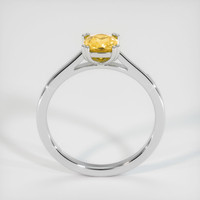 0.72 Ct. Yellow Sapphire Ring, 14K White Gold 3