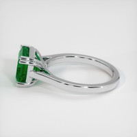 3.03 Ct. Emerald Ring, 18K White Gold 4