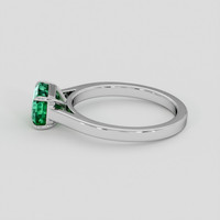 1.78 Ct. Emerald Ring, 18K White Gold 4