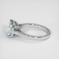 4.55 Ct. Sapphire Ring, 18K White Gold 4