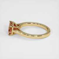 1.78 Ct. Orange Tourmaline Ring, 10K Yellow Gold 4