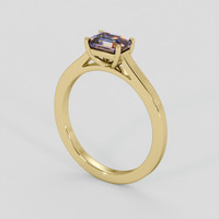 1.12 Ct. Bi Color Sapphire Ring, 14K Yellow Gold 2