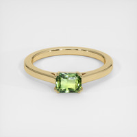 0.69 Ct. Sapphire Ring, 14K Yellow Gold 1