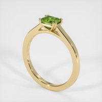 0.69 Ct. Sapphire Ring, 14K Yellow Gold 2