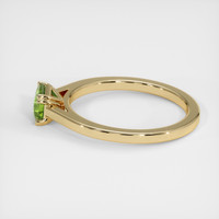 0.69 Ct. Sapphire Ring, 14K Yellow Gold 4