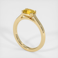 0.94 Ct. Yellow Sapphire Ring, 14K Yellow Gold 2