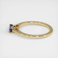 0.48 Ct. Sapphire Ring, 18K Yellow Gold 4