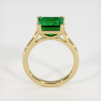 3.03 Ct. Emerald Ring, 18K Yellow Gold 3