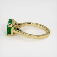 3.03 Ct. Emerald Ring, 18K Yellow Gold 4