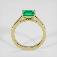 1.61 Ct. Emerald Ring, 18K Yellow Gold 3