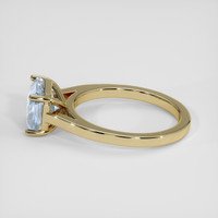 2.99 Ct. Blue Sapphire Ring, 18K Yellow Gold 4