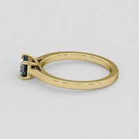 0.90 Ct. Bi Color / Parti Sapphire Ring, 18K Yellow Gold 4