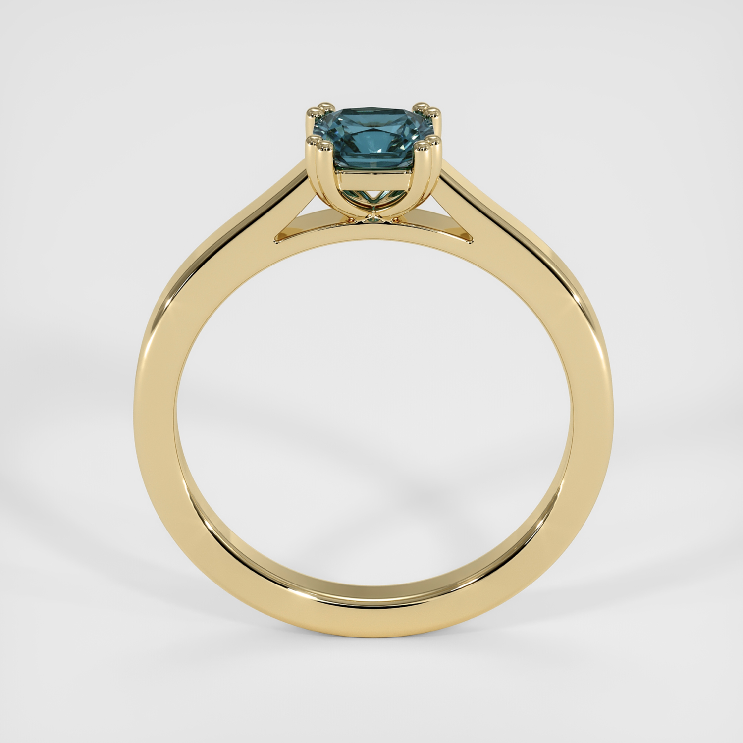 Sapphire Ring 0.82 Ct. 18K Yellow Gold | The Natural