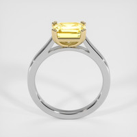 2.56 Ct. Yellow Sapphire Ring, 14K Yellow & White 3