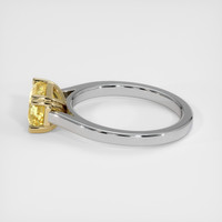 2.56 Ct. Yellow Sapphire Ring, 14K Yellow & White 4