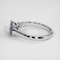 0.85 Ct. Gemstone Ring, Platinum 950 4