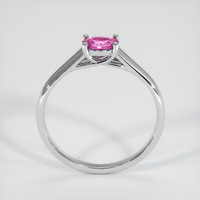 0.51 Ct. Pink Sapphire Ring, 14K White Gold 3