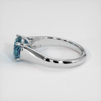 2.12 Ct. Sapphire Ring, 18K White Gold 4
